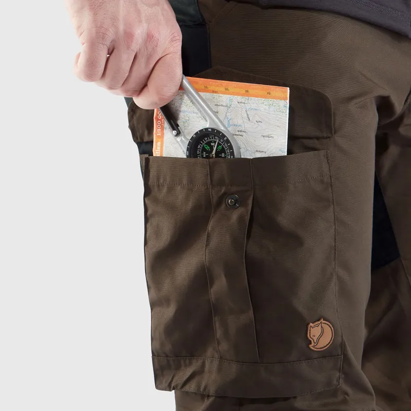 Fjallraven Mens Vidda Pro Trousers Short Leg Dark Olive-8